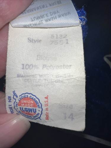 Vintage Union Made Garments For JCPenney Skirt & Top Size 12 & 14 Girls 1970s - Picture 13 of 14