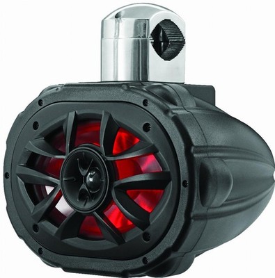 600W 6''X9'' RGB SPEAKER LED BLACK W/4-WAY CAGE MOUNT 1PC