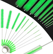 Long Straw Cleaning Brushes 10.5" Baby Bottle Cleaning Brushes,10 Different Diam