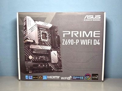 Asus Prime Z690-P WiFi D4 Motherboard Intel LG1700 4xDDR4 128GB Max New & Sealed