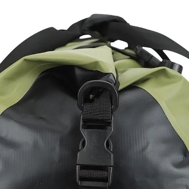 Tru Dry 40L Wasserdichte Roll-Top Duffel-Tasche Grün Für Royal Enfield @UK - Bild 3 von 4