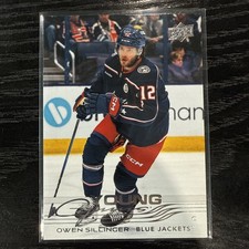2025-26 Upper Deck Series 1 #227 Owen Sillinger Young Guns Blue Jackets