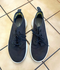 Allbirds Tree Runners Low Top Lace-Up Sneakers Black/White Men's US 9