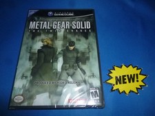 (NEW) Metal Gear Solid: The Twin Snakes Nintendo GameCube Black Label 1st Print