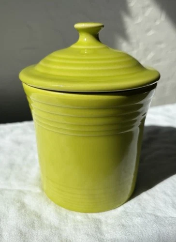 Fiestaware  Lemongrass 13oz canister / Jam Jar