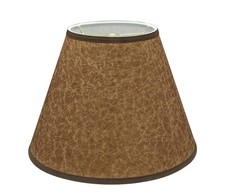 32622 Transitional Empire Shape Spider Construction Lamp Shade in Cider Brown...