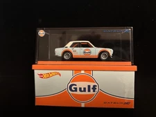 Hot Wheels GULF DATSUN 510  RLC Collectors Club 2021