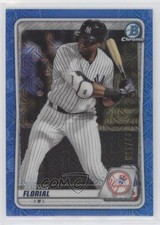 2020 Bowman Chrome Prospects Mega Box Blue Mojo Refractor Estevan Florial a8m