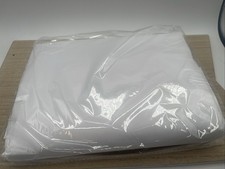 Round Tablecloth 120 Inch Fits 60-72 Inch Table White Polyester Wedding Banquet