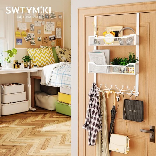 Over The Door Haken Organizer - Lang über dem Türhänger mit 16 Kleiderhaken &... - Bild 6 von 8