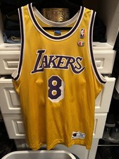 Champion Los Angeles Lakers 44 Kobe Bryant Basketball Jersey Vintage 90s USA