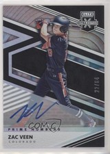 2020 Elite Extra Edition Prime Numbers B Signatures 22/64 Zac Veen #9 Auto 02d2