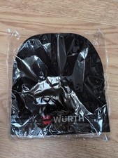 Brand New Wurth Black Winter Beanie Hat - Perfect Winter Holiday Gift