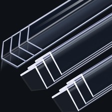 Sasylvia 10 Pcs Wall Corner Protector Guards, 3/4 x x 48 Inches, Clear