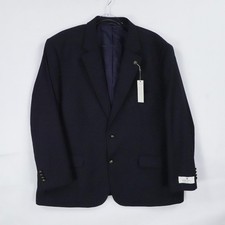 Oak Hill Blazer Mens 52 Long Navy Blue Perfect Fit Business Formal Office New