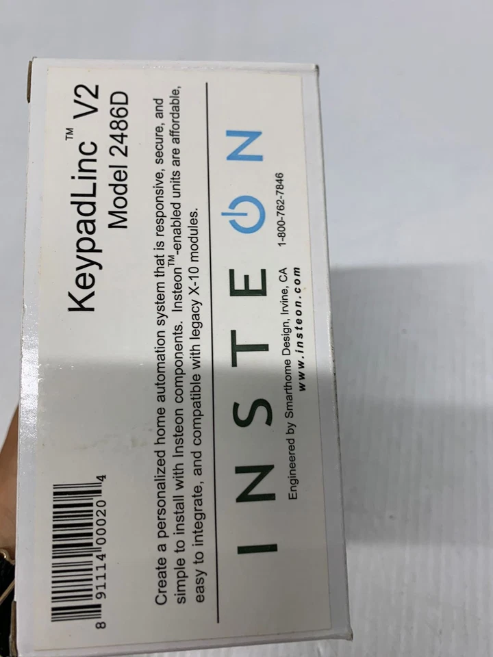 New Smarthome INSTEON Keypad Dimmer Switch KeypadLinc Model 2486D 6 And 8 Button - Image 2 of 4