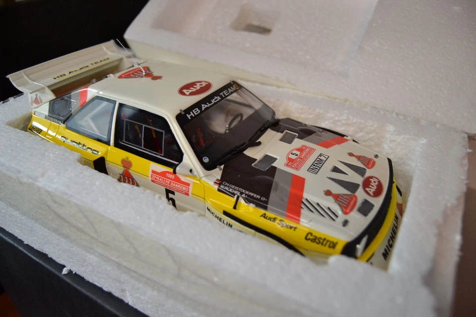 OTTOMOBILE . 1/18 Audi Sport Quattro Rallye San Remo Ref:OT130 . 4000EX - Photo 2/4