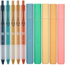 BLIEVE - Aesthetic Highlighters and Gel Pens 1 Count Pack of 10 , VINTAGE