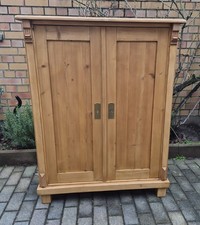 Antikes Vertiko Schrank  Weichholz um 1880