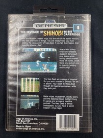 Revenge of Shinobi (Sega Genesis, 1989) CIB - Tested & Working