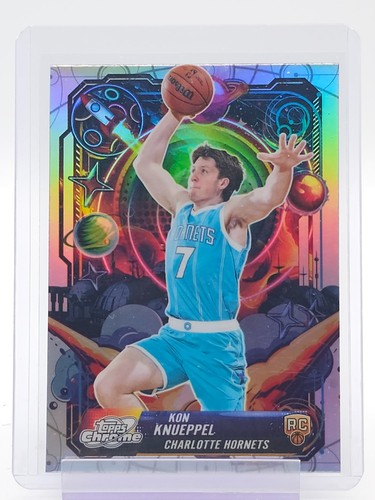 KON KNUEPPEL 2025-26 TOPPS CHROME COSMIC PROPULSION REFRACTOR ROOKIE RC Q7482