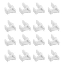 20pcs Freezer Shelf Clips; Refrigerator Door Hooks Shelf Brackets For Freezer
