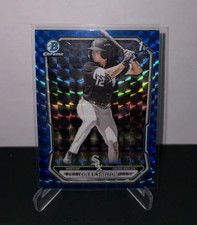 2026 Bowman Colby Shelton Blue Geometric 96/150 BCP-144 Chicago White Sox