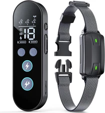 Dog Shock Collar with Remote Control, Dog Training Collar for Large Medium Dogs 