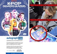 Maggie Kang signed "KPOP DEMON HUNTERS" 8x10 Photo EXACT PROOF b Writer Dir ACOA