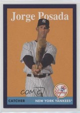 2019 Topps Archives 1958 Design Purple 165/175 Jorge Posada #85 7xr