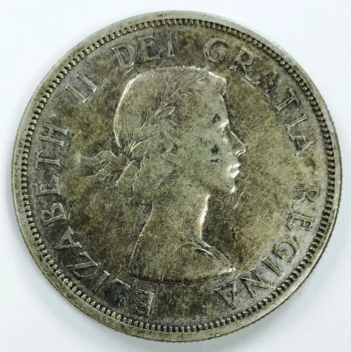 1958 BC TOTEM CANADIAN SILVER DOLLAR! COLLECTORS ITEM! FANTASTIC! NR #P2013