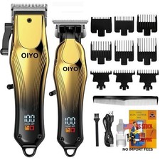 Hair Clippers for Men, Professional Cordless Hair Clipper Kit with Self