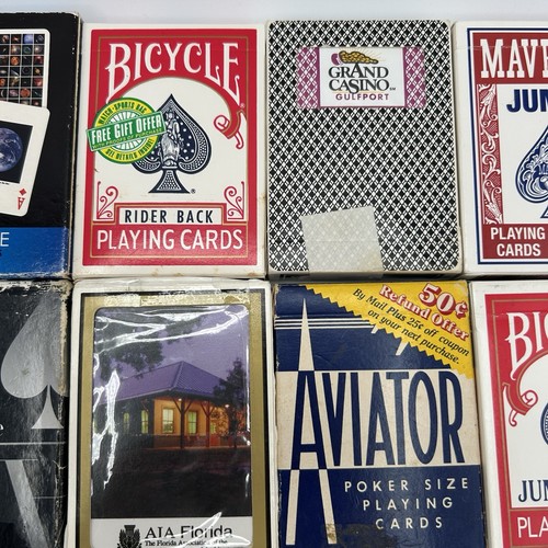 Lot 22 Full Decks Vintage Playing Cards Hoyle Disney Casino Maverick Marvel Etc - Picture 3 of 16