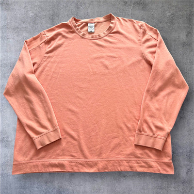 Nike Yoga Men's Peach Orange Crewneck Sweatshirt 2XL TALL Therma-Fit DM8137