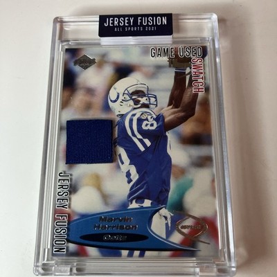 Marvin Harrison Jersey Fusion Game Used Patch Card JF-MH05 Colts