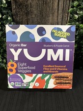 Organic Blueberry Purple Carrot Toddler Snack Bars - 3.7oz/5ct Brand New