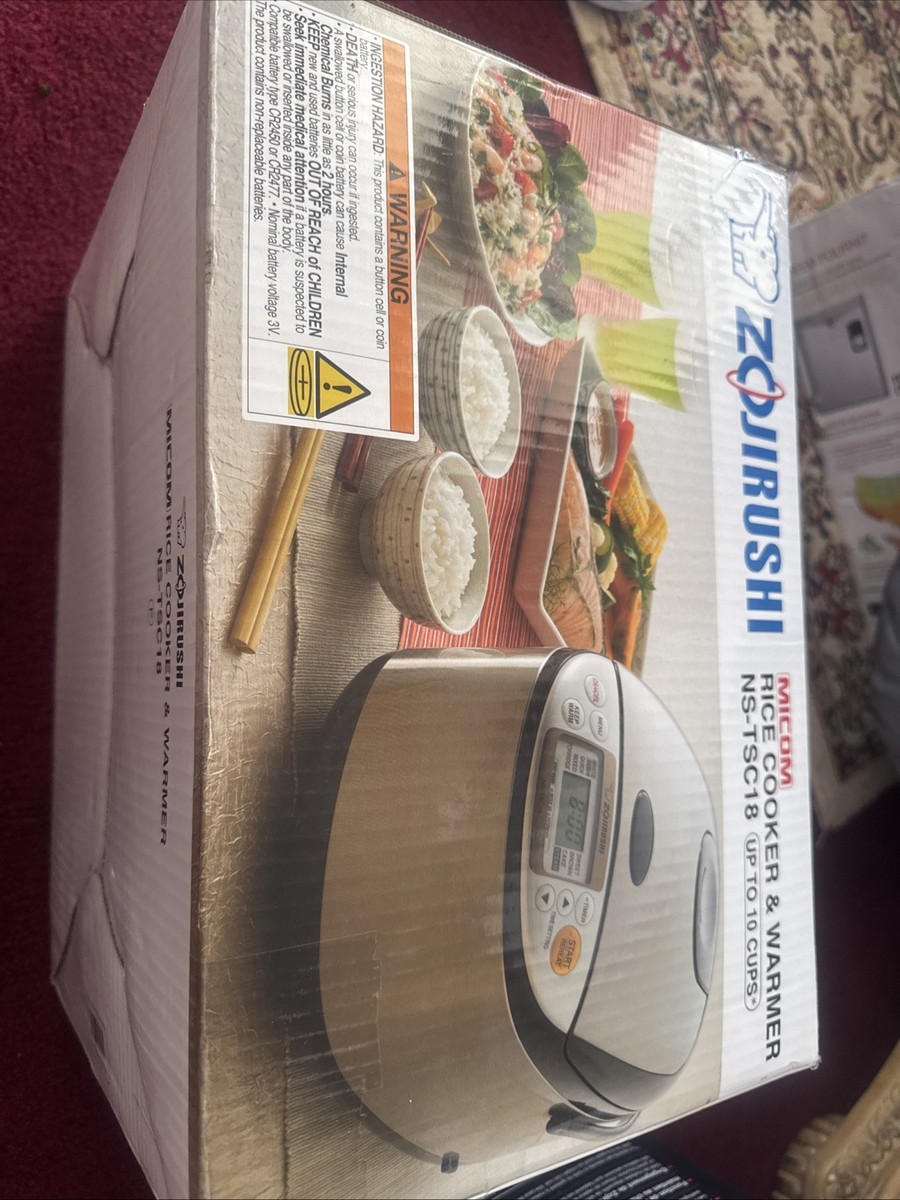 Zojirushi NS-TSC18 Micom Rice Cooker/Steamer – 1.8 Liters
