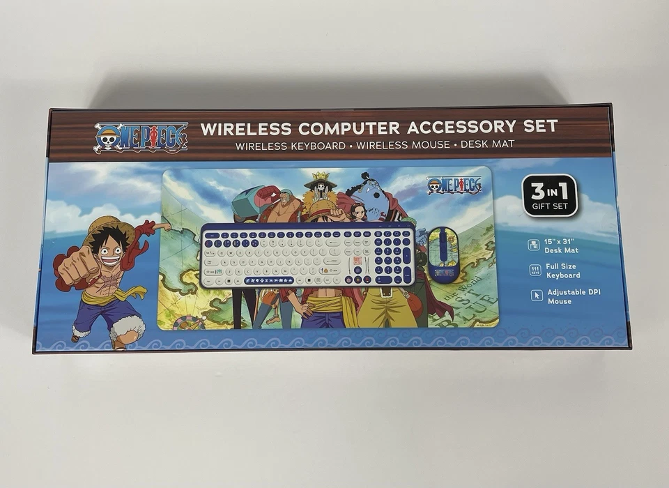 ONE PIECE WIRELESS COMPUTER ACCESSORY SET WIRELESS KEYBOARD WIRELESS MOUSE NEW - Image 2 of 3