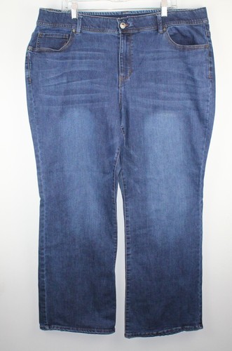 Pantalones de mezclilla/pantalones para mujer LINCOLN OUTFITTERS talla grande 20 W cremallera cómodos flexibles