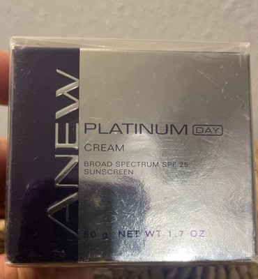 Avon ANEW Platinum Day Cream Broad Spectrum SPF 25 Sealed 1.7 oz