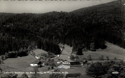 Ak Pernitz Niederösterreich, Leitner's Gasthaus zur Myra, THAL 10,... - 5026284