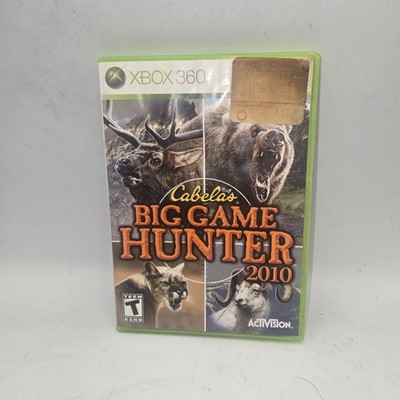 Cabela's Big Game Hunter 2010 Microsoft Xbox 360 Complete with Manual