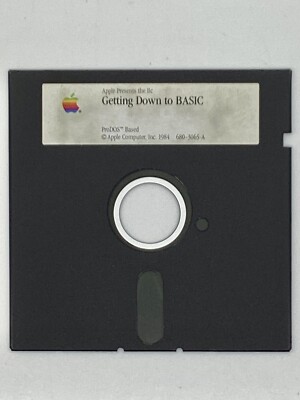 Set of 4 Vintage Apple IIc 5.25” Disks Software With User Manuals