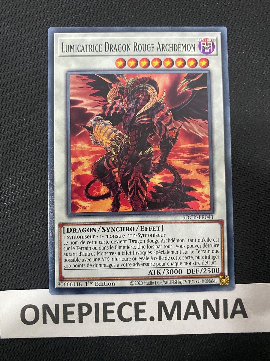 Yu-Gi-Oh! Archdemon Red Dragon Luminator SDCK-FR041 | eBay Yu-Gi-Oh! Archdemon Red Dragon Luminator SDCK-FR041 | eBay
