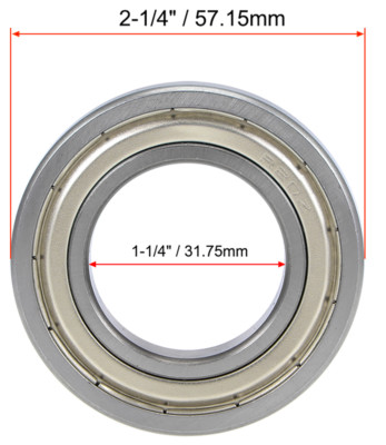 Single-row deep groove ball bearings with a shield or seal | Group