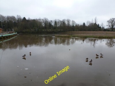 Photo 6x4 Eling: Bartley Water is frozen over Totton Looking across Bartl c2012