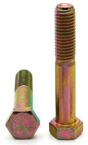 1/4"-20 Sechskantschrauben - Stahl verzinkt Sechskantschrauben - Grade 8 - Größe wählbar - Bild 60 von 75