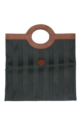 Fendi tote bag Vintage Logo Application dark green