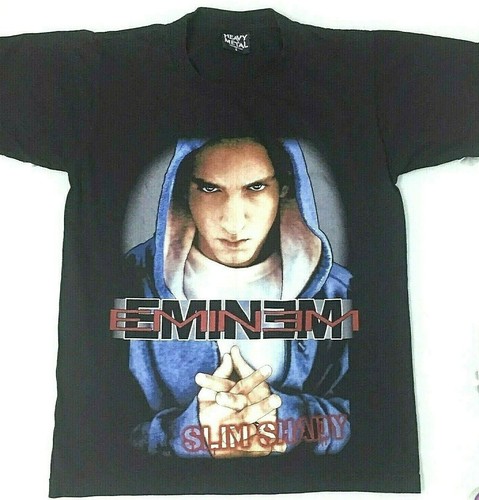 Eminem Slim Shady Men Black T-Shirt 