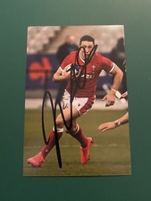 JOSH ADAMS - WALES RUGBY SIGNED 6X4 PHOTO